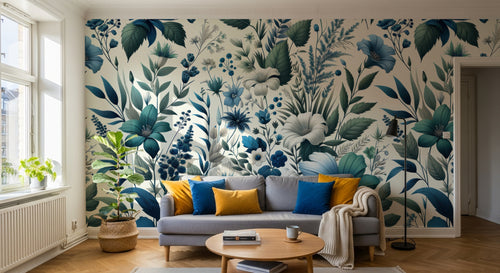 Design A0569 — Papier peint Botanique Feuillage - Collection 2 — Novomur
