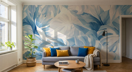 Design A0588 — Papier peint Palmier Tropical Vert - Collection 4 — Novomur