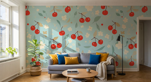 Design A0660 — Papier peint Fruits Agrumes - Collection 1 — Novomur