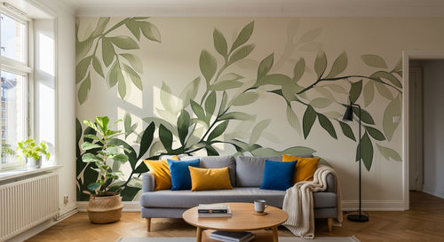 Design A0686 — Papier peint Botanique Feuillage - Collection 1 — Novomur