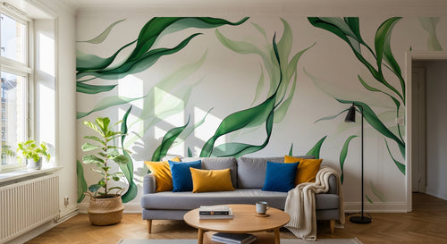 Design A0729 — Papier peint Botanique Feuillage - Collection 2 — Novomur
