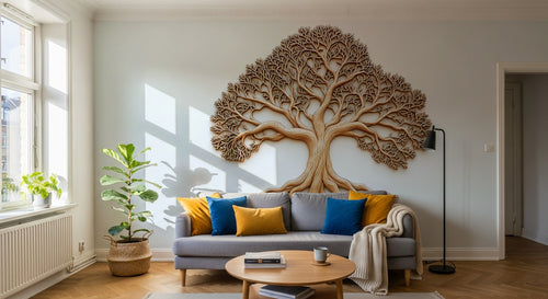 Design A0804 — Papier peint Arbres Décoratifs — Novomur