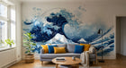 Design A0925 — Papier peint Mont Fuji et Hokusai — Novomur