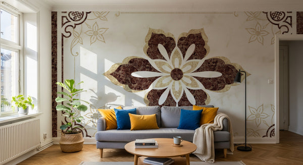 Papier peint Damasse Classique - 8 designs exclusifs - Design AS0238