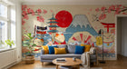 Design AS0707 — Papier peint Mont Fuji et Hokusai — Novomur