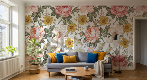 Design D0142 — Papier peint Liberty Floral Ditsy - Collection 2 — motif standard — Novomur