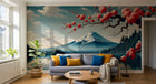 Design F0003 — Papier peint Mont Fuji et Hokusai — Novomur