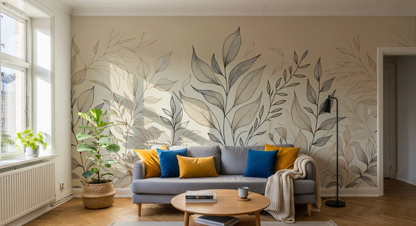 Papier peint Botanique Feuillage - Collection 2 - Sur mesure