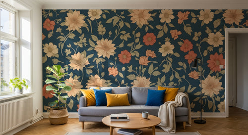 Design F0218 — Papier peint Liberty Floral Ditsy - Collection 2 — Novomur