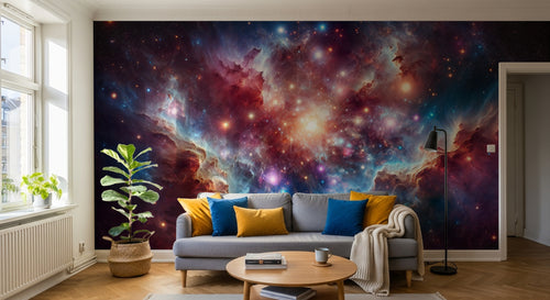 Design F0408 — Papier peint Galaxie Réaliste — Novomur