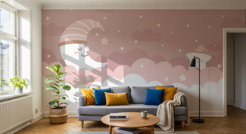 Design F0420 — Papier peint Ciel Nocturne Enfant - Collection 1 — Novomur