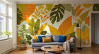 Design F0796 — Papier peint Palmier Tropical Vert - Collection 2 — Novomur