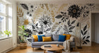 Design F0947 — Papier peint Floral Pivoines et Roses - Collection 1 — Novomur