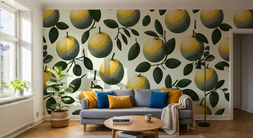 Design F0994 — Papier peint Fruits Agrumes - Collection 2 — Novomur