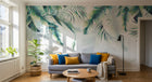 Design SD0116 — Papier peint Palmier Tropical Vert - Collection 1 — Novomur