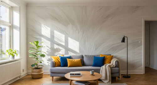 Design SD0300 — Papier peint Plumes — Novomur