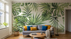Design SD0468 — Papier peint Palmier Tropical Vert - Collection 4 — Novomur