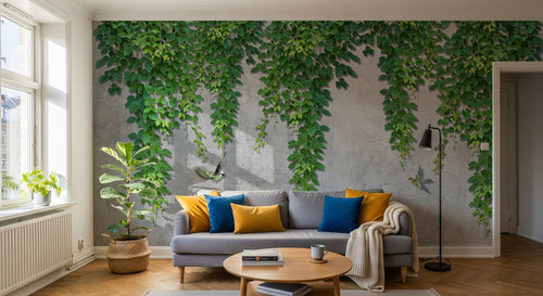 Design SK0187 — Papier peint Eucalyptus Botanique Sauge — Novomur