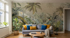 Design SK0265 — Papier peint Jungle Tropicale Dense Aquarelle — Novomur