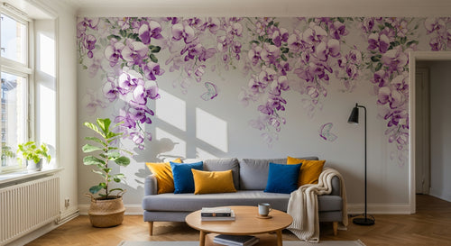 Design SK0398 — Papier peint Floral Petites Fleurs — Novomur