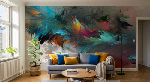 Design SK0754 — Papier peint Plumes — Novomur