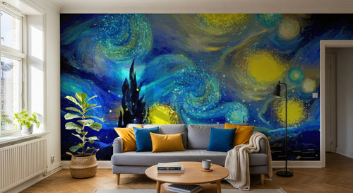 Design SL0183 — Papier peint Galaxie Réaliste — Novomur