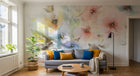 Design ZX0340 — Papier peint Bouquet floral multicolore lumineux — Novomur