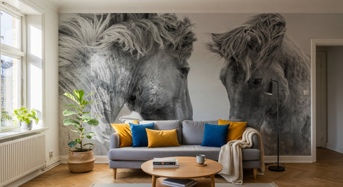 Design ZX0405 — Papier peint Chevaux — Novomur
