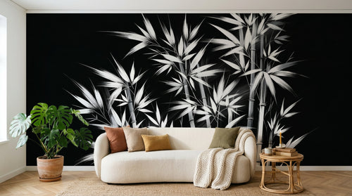 Design A0013 — Papier peint Bambou — Novomur