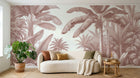 Design A0031 — Papier peint Jungle Tropicale Dense Aquarelle — Novomur
