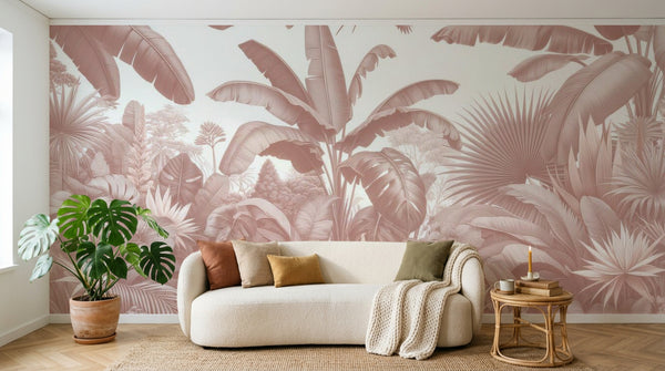 Papier peint Palmier Tropical - Sur mesure