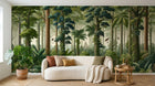 Design A0054 — Papier peint Jungle Tropicale Dense Aquarelle — Novomur