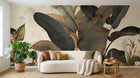 Design A0061 — Papier peint Palmier Tropical Vert - Collection 1 — Novomur