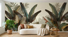 Design A0066 — Papier peint Palmier Tropical Vert - Collection 1 — Novomur