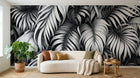 Design A0069 — Papier peint Palmier Tropical Vert - Collection 4 — Novomur