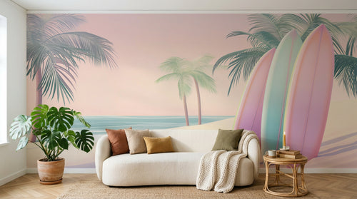 Design A0074 — Papier peint Paysage Plage et Mer — Novomur
