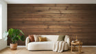 Design A0137 — Papier peint Bois Rustique Brun - Collection 1 — Novomur