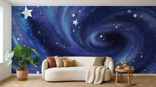 Design A0187 — Papier peint Galaxie Réaliste — Novomur