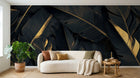 Design A0267 — Papier peint Palmier Tropical Vert - Collection 1 — Novomur