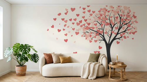 Design A0277 — Papier peint Arbres Décoratifs — Novomur