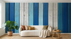 Design A0295 — Papier peint Bois Rustique Brun - Collection 1 — Novomur