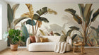 Design A0331 — Papier peint Jungle Tropicale Dense Aquarelle — Novomur