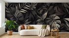 Design A0390 — Papier peint Palmier Tropical Vert - Collection 4 — Novomur