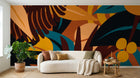 Design A0509 — Papier peint Palmier Tropical Vert - Collection 3 — Novomur