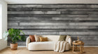 Design A0587 — Papier peint Bois Rustique Brun - Collection 1 — Novomur
