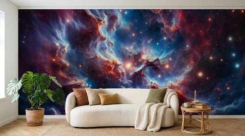 Design A0635 — Papier peint Galaxie Réaliste — Novomur