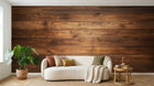 Design A0710 — Papier peint Bois Rustique Brun - Collection 1 — Novomur