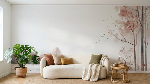 Design A0773 — Papier peint Arbres Décoratifs — Novomur