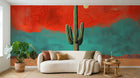 Design A0775 — Papier peint Paysage Désert et Cactus — Novomur