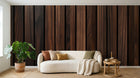 Design A0853 — Papier peint Bois Rustique Brun - Collection 2 — Novomur